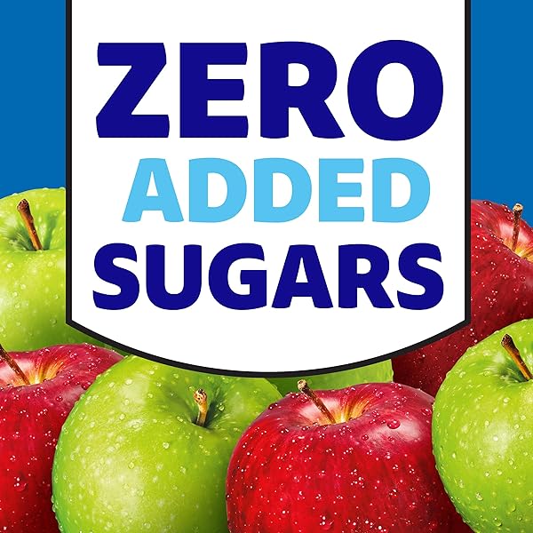 CAPRI SUN 100% JUICE APPLE ALL-NATURAL JUICE FROM CONCENTRATE WITH ADDED INGREDIENTS, 10 CT BOX, 6 FL OZ POUCHES