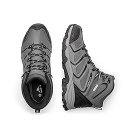 NORTIV 8 Men's Ankle High Waterproof Hiking Boots