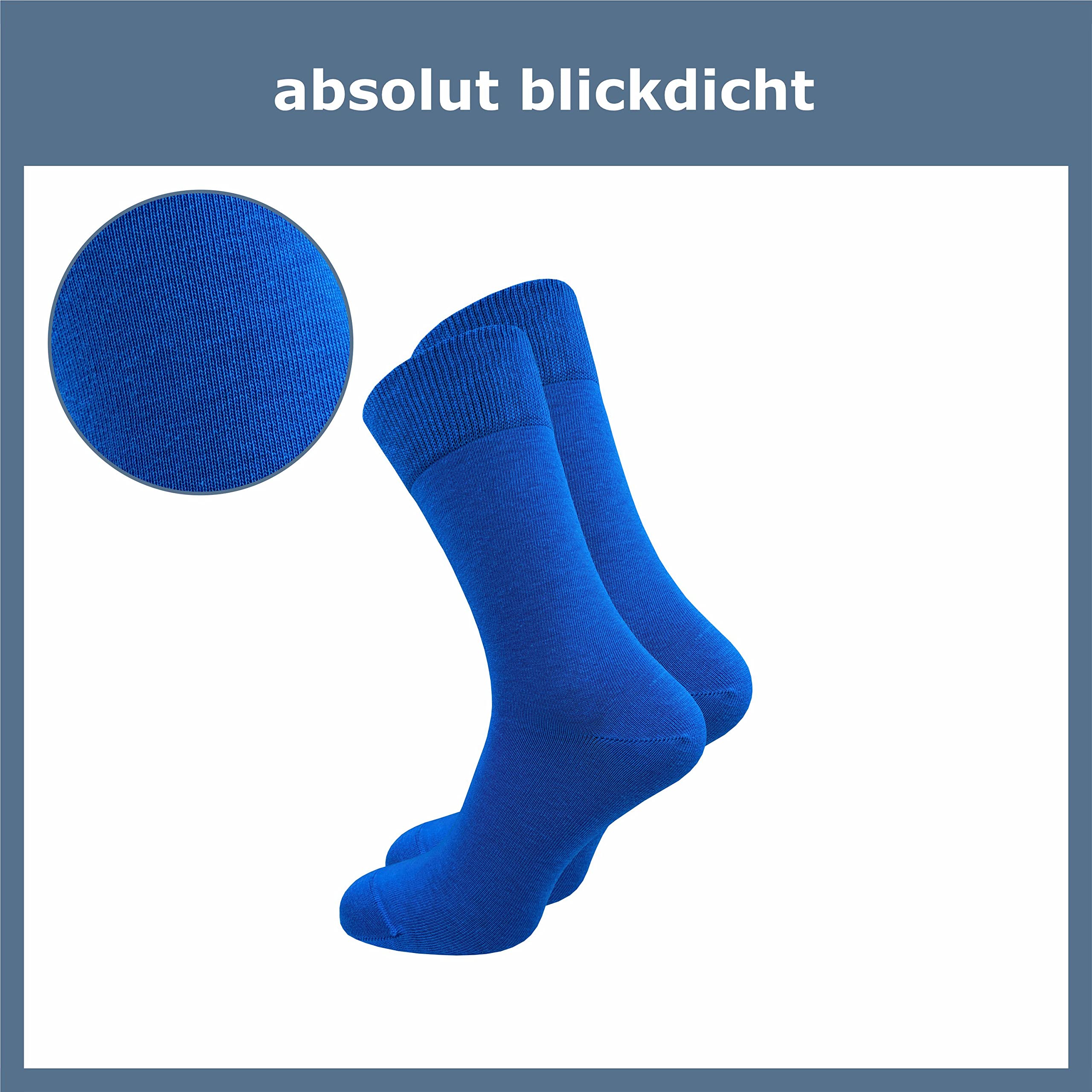ca·wa·so Herren Socken aus 100% Baumwolle | Reine Baumwollsocken im 10er-Set | Freizeitsocken ohne Naht mit verstärkter Ferse & Spitze (43-46, farbig 1) 4