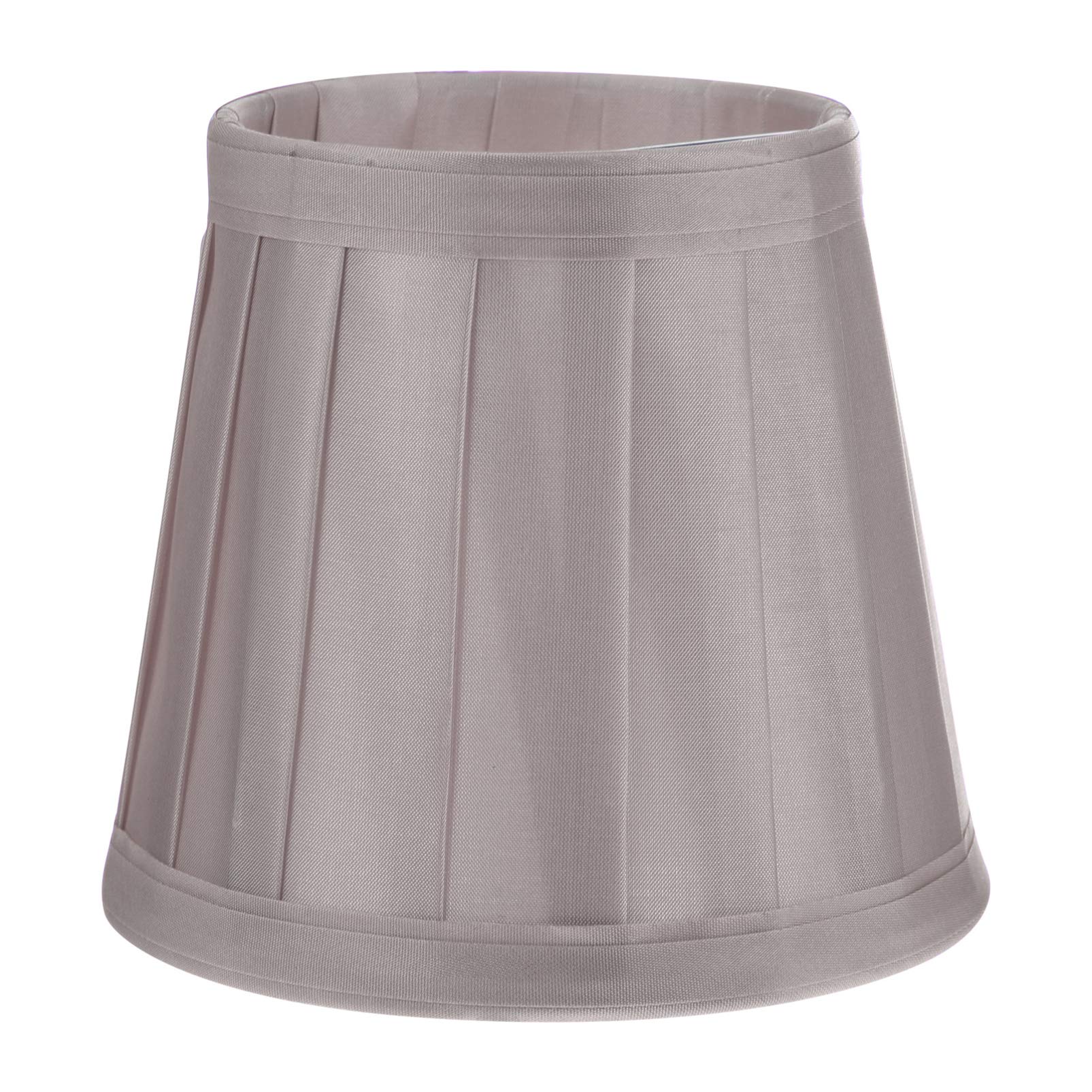 Uonlytech Cloth Lamp Shade Barrel Fabric Lampshade Retro European Style Chandelier Cover for Table Lamp Wall Light Ceiling Light Floor Lamp Pendant Light Grey