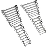 GEARWRENCH 34 Piece 72T SAE/Metric Ratcheting Wrench Set | 85034