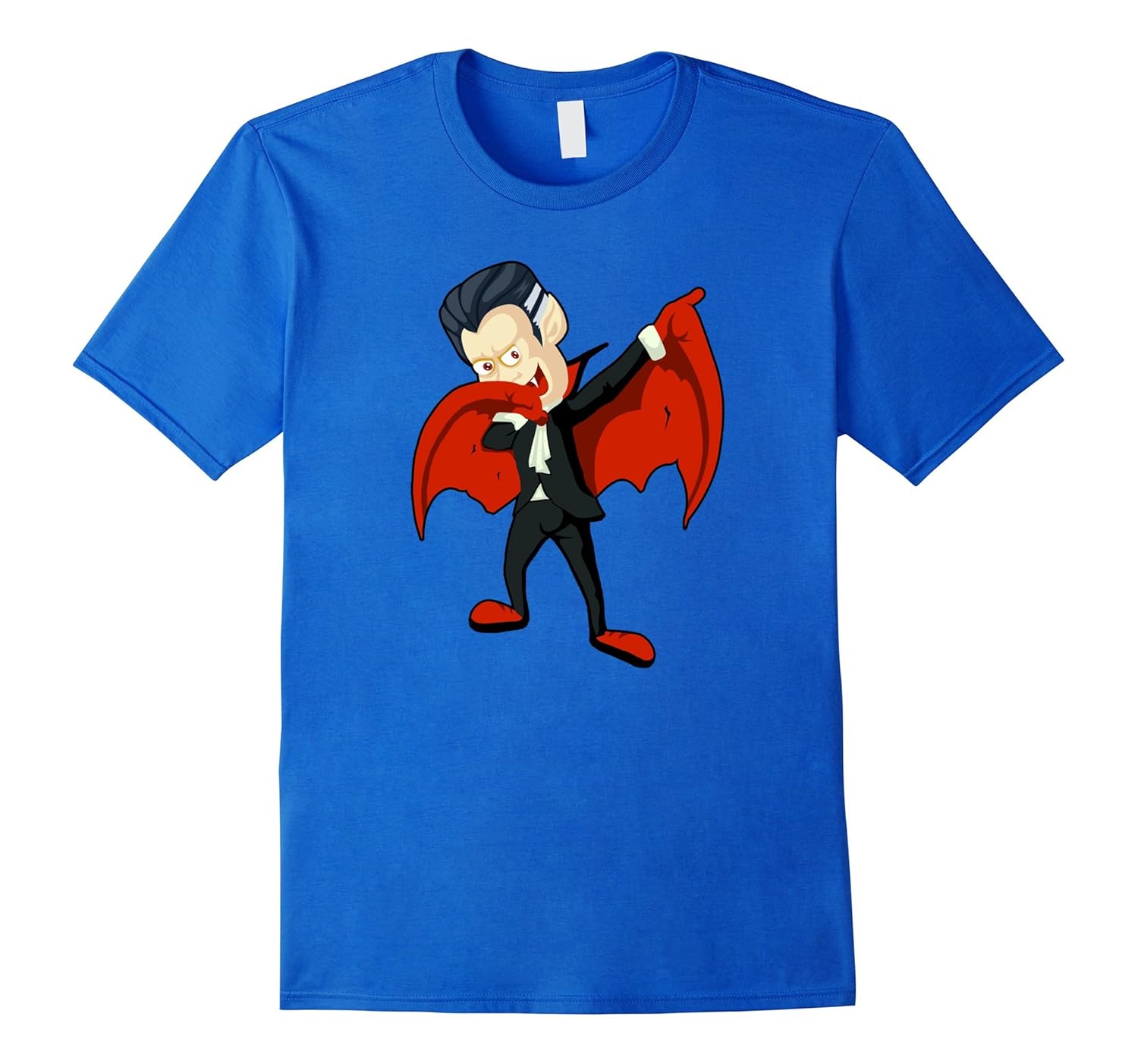 Dabbing Vampire Shirt Halloween Costume Tee Count Dabula-ANZ