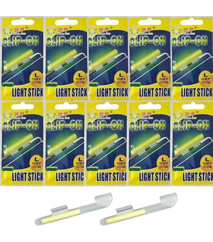 YOSOO Bobbers lumineux de pêche de nuit YOSOO Bobbers de pêche YOSOO Bobbers lumineux de pêche de nuit YOSOO Bobbers de pêche
