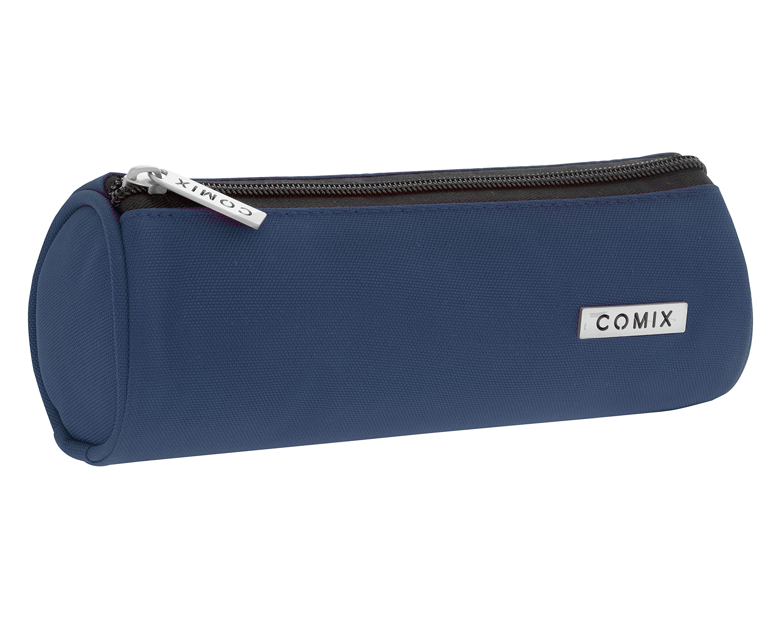 COMIX Tombolino Plain Pencil Case, Blue 2, Taglia Unica, Tombolino Pencil case