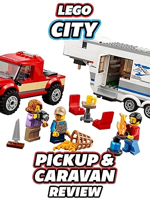 lego city pickup and caravan