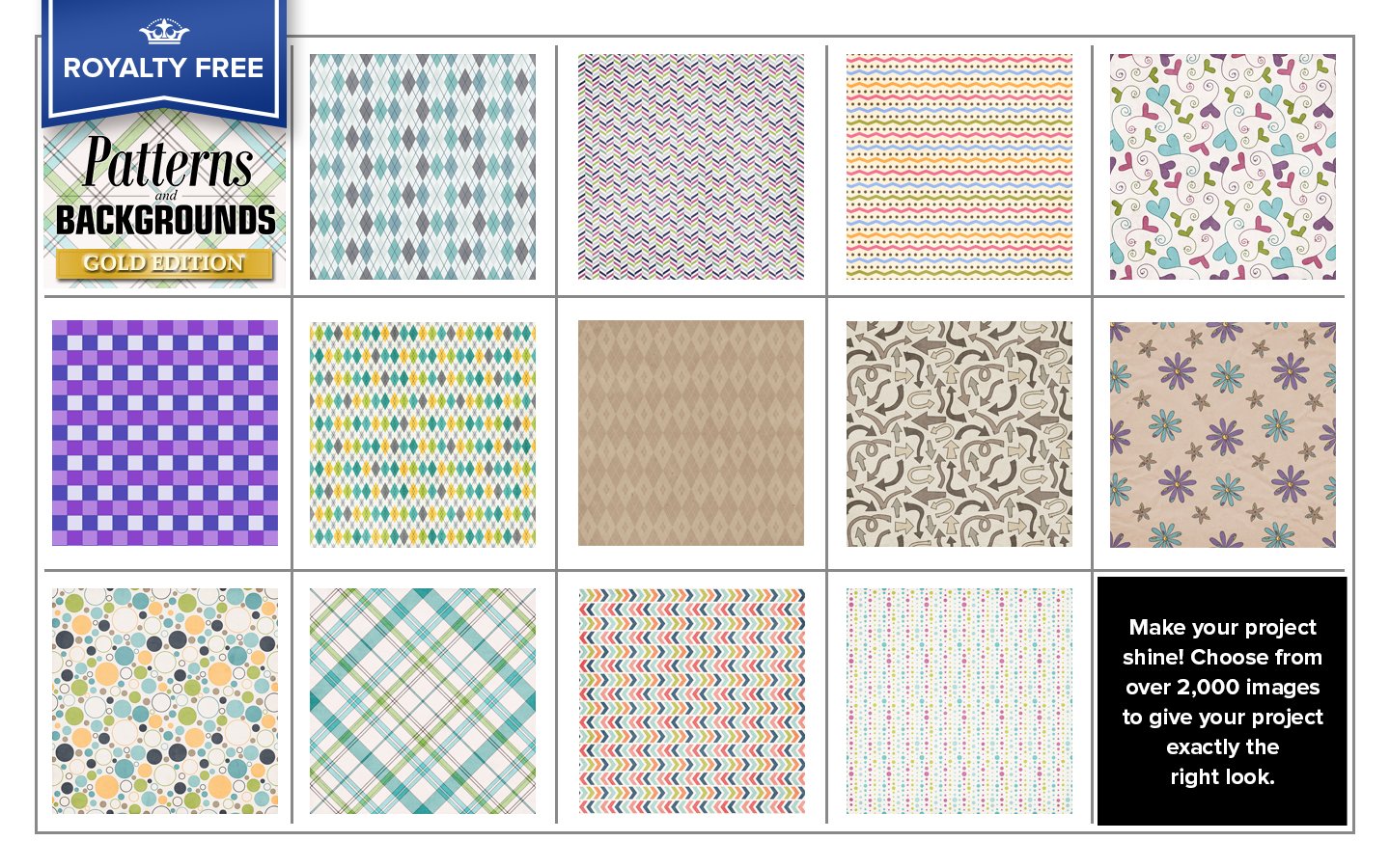 image for Encore Royalty Free Premium Patterns and Backgrounds Image Collection 