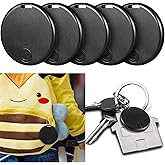 Konohan 5 Packs Smart Item Finder Portable Tracker GPS Tracking Mobile Anti Loss Smart Device Key Finder Tag Locator with Sound for Bags Wallets Backpacks Pets Keys Luggage(Classic)