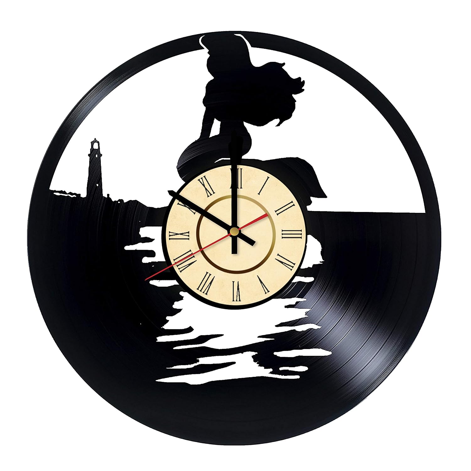 Amazoncom The Little Mermaid Vinyl Record Wall Clock