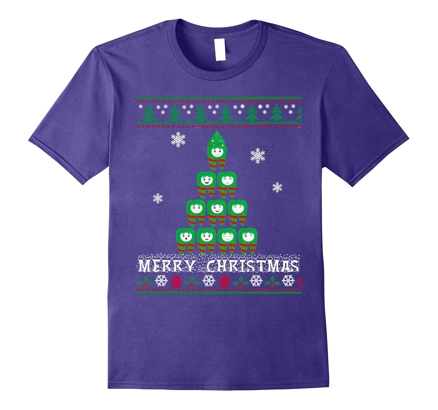 Funny Dental Christmas Sweater T Shirt for Women Men-ANZ