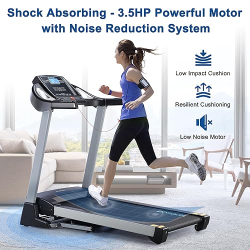 Exercise Machines Treadmill With Bluetooth Speakers 15% Auto