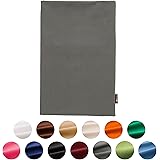 Emoor 100% Cotton Cover Full for Traditional Japanese Floor Futon, Anti-Bacterial & Mite-Resistant & Odor-Resistant, Gray Made in JAPAN