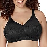Playtex Womens Wireless Bra, Single Or 2-Pack, 18 Hour Ultimate Lift & Support Bras for Women (Plus