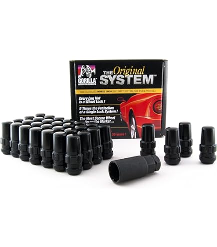 Amazon.com: Gorilla Automotive 76644NBC Black 14mm x 1.50