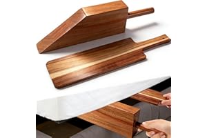 VividPulse Mattress Lifter Tool (2PCS), Acacia Wood – Heavy Duty Bed Lifter with Ergonomic Handle, One-Hand Operation Mattres