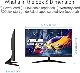 ASUS VY249HGR Eye Care Gaming Monitor 24 inch IPS 1080p 120Hz OC view 7