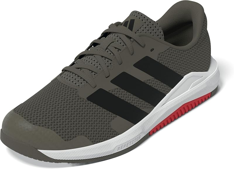 Uomo Dropset Base Training Shoes, Olive Strata/Core Black/Pure Ruby, 42 EU — foto 1 di 4