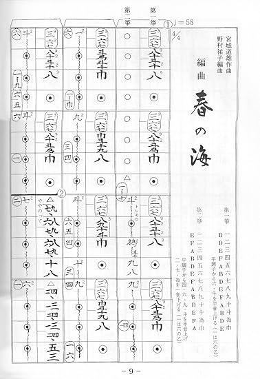 野村祐子 作曲 楽譜 箏譜 編曲 春の海 送料など込 尺八 楽器 Amazon