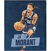 Northwest Memphis Grizzlies Ja Morant NBA Silk Touch Throw Blanket 50x60 inches