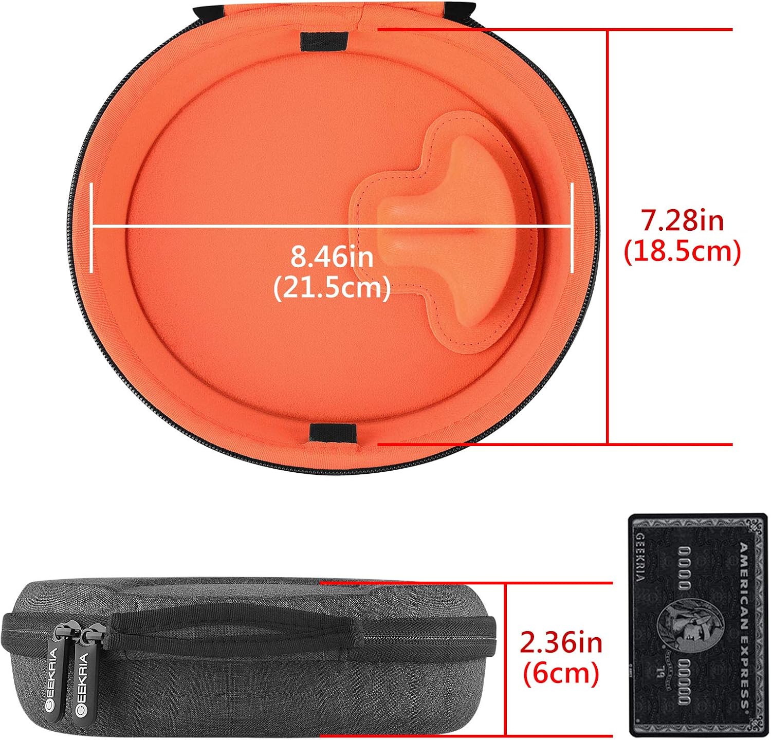 Geekria Shield Headphones Case Compatible with Jabra Evolve 40, Sennheiser PC 8, PC 7 - Image 5
