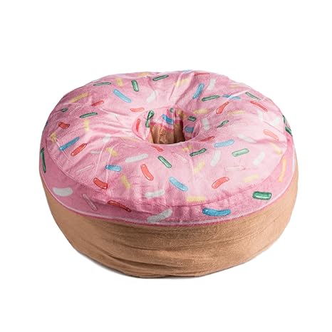Amazon Com Wow Works Pink Donut Pillow 994106 Home Kitchen