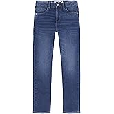 Nautica Boys Classic Fit Straight Leg Denim Jeans, 5-Pocket Style, Zipper Fly & Button Closure