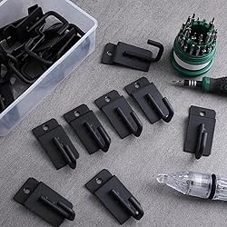 Tandefio 25 Pack J Shaped Slatwall Hooks and