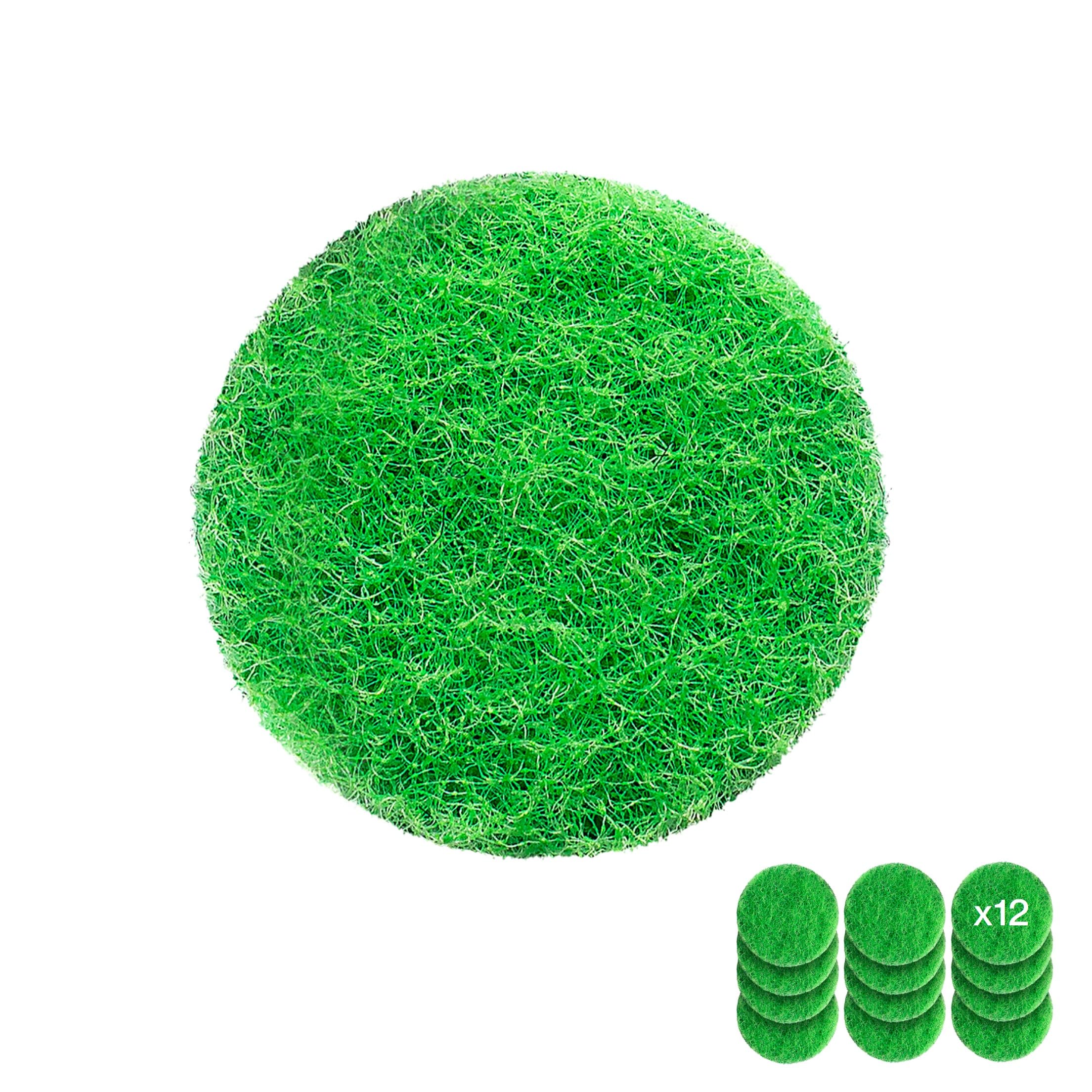 SonicScrubber - SonicScrubbies – Scouring Pads - Replacement Electric Scrubbing Brush Scouring Pads (Medium Duty x 12)