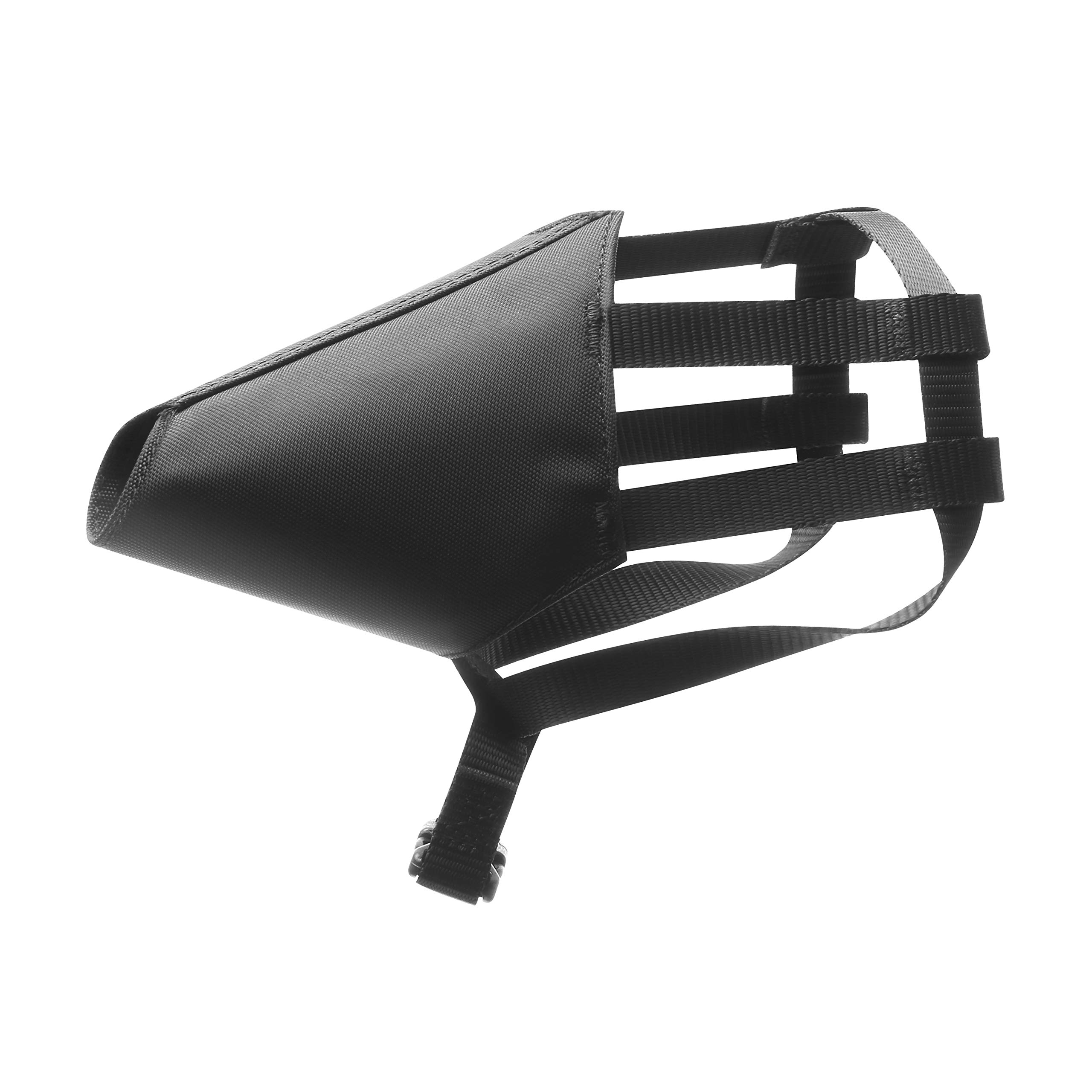 Mikki Cat and Kitten Nylon Calm Muzzle to Stop Biting and Scratching Groomers/Vets - Size 1,Black