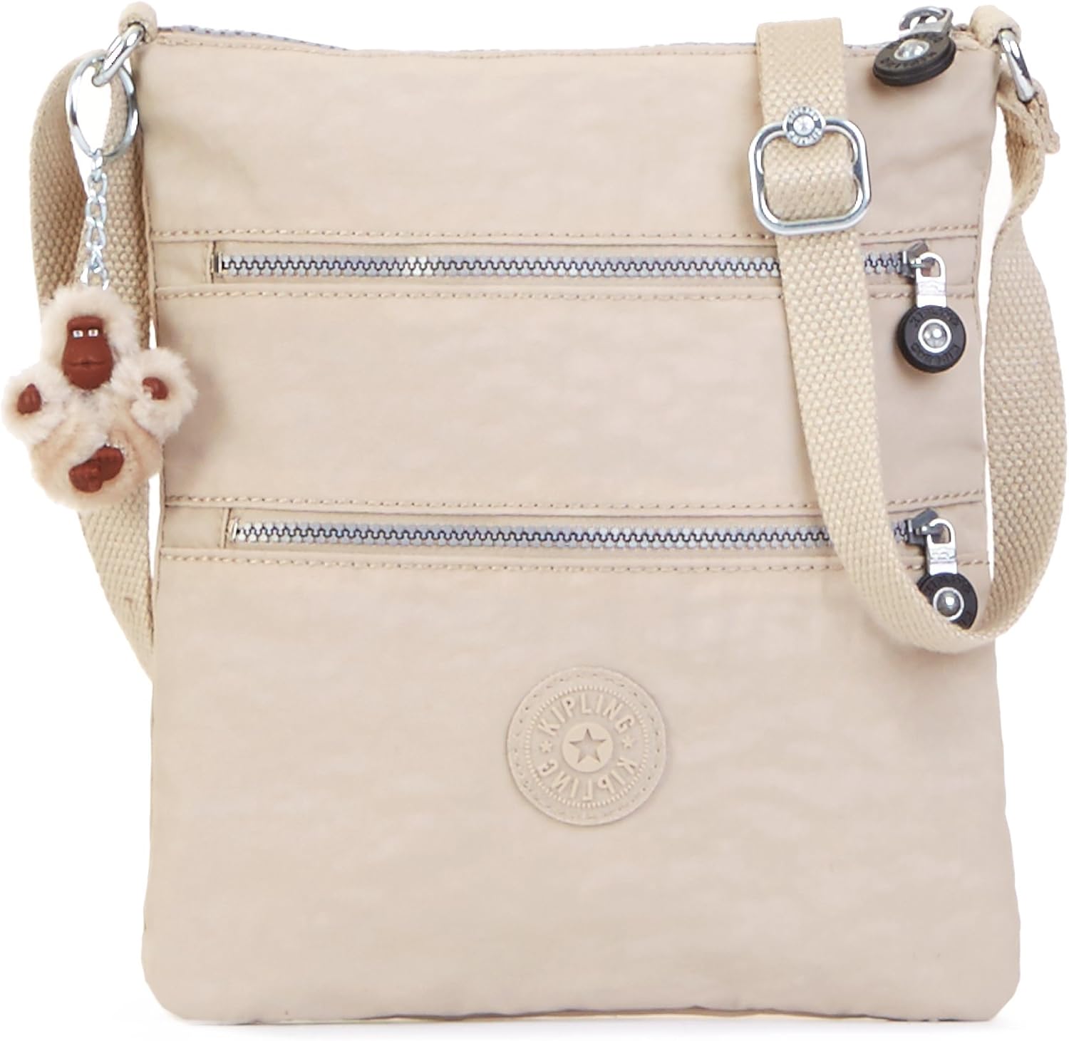 Kipling Unisex's Keiko Messenger Bag, Sandcastle, One Size Kipling