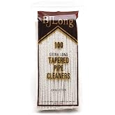 BJLong 100 Extra Long Tapered Pipe Cleaners