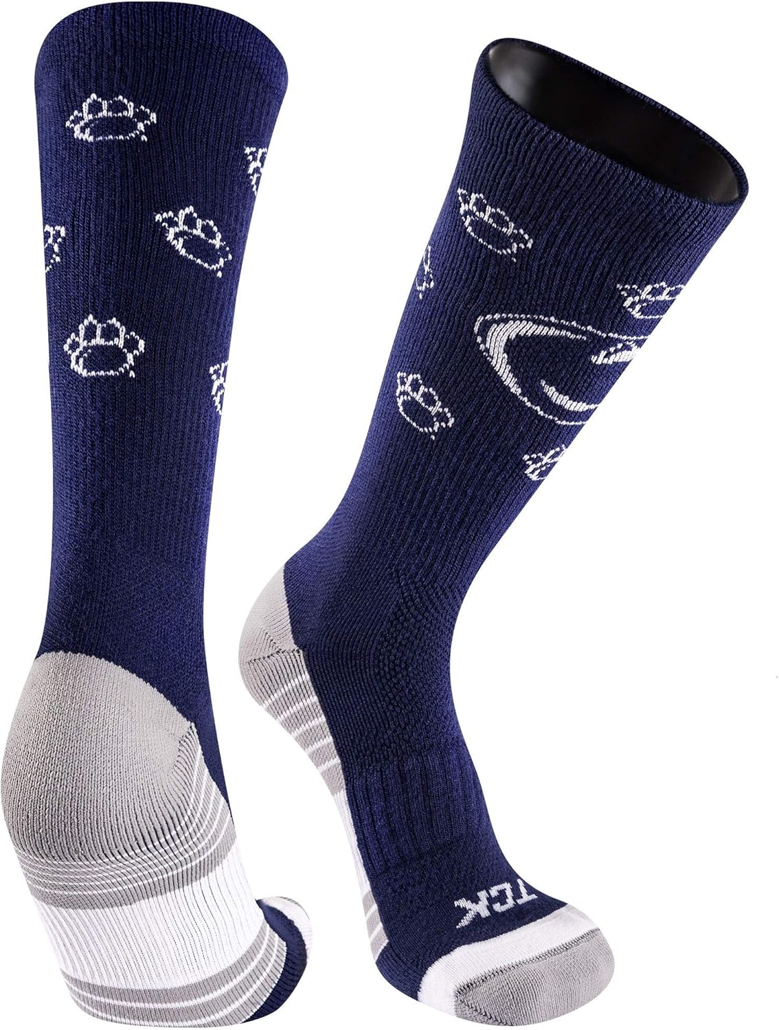 TCK Penn State Nittany Lions Socks Team Screamer Crazy Crew Socks