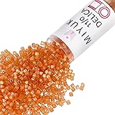 Miyuki Delica Seed Beads – Size 11/0 (1.6 mm), DB1804, Dyed Topaz Silk Satin, 7.2 g, Approx. 1440 Beads, Made in Japan