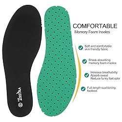 2 Pair -Womens Breathable Thin Insoles Memory Foam
