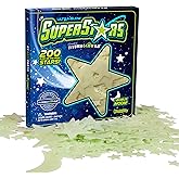 Glow in The Dark Stars for Ceiling - Includes Installation Putty, Bonus Moon and Star Constellation Guide, Only Glow in The D