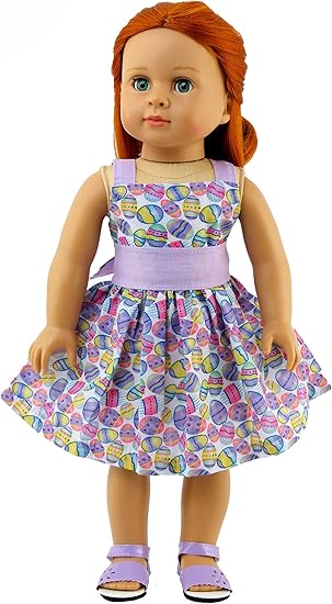 lavender easter dress girl