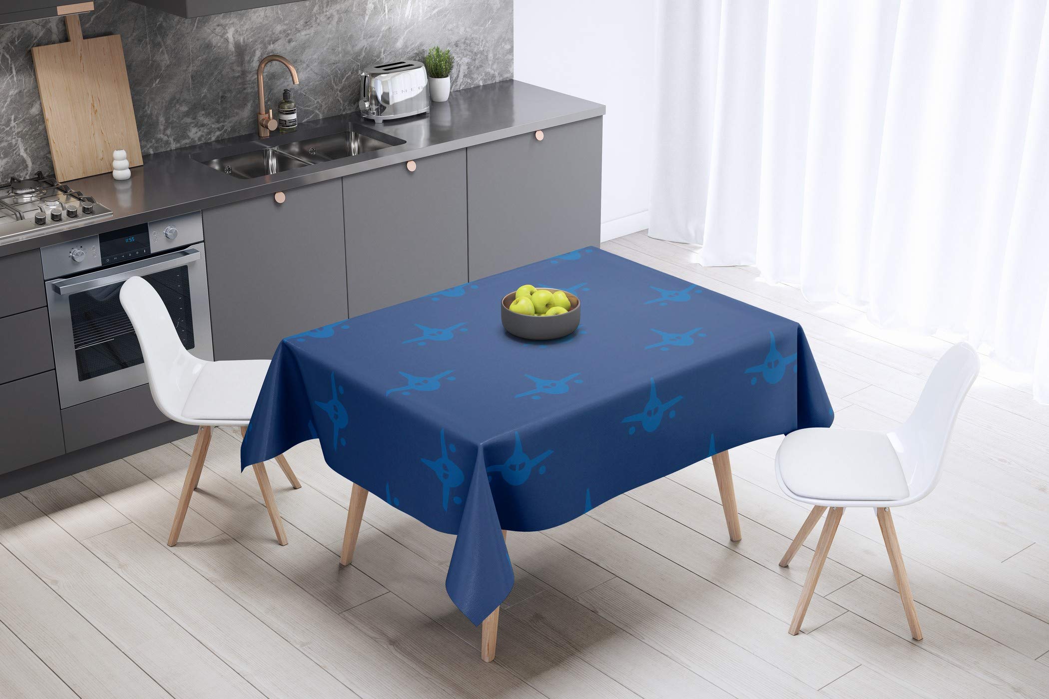 Bonamaison Kitchen decoration, tablecloth, 140 cm x 140 cm, designed and manufactured in Turkey