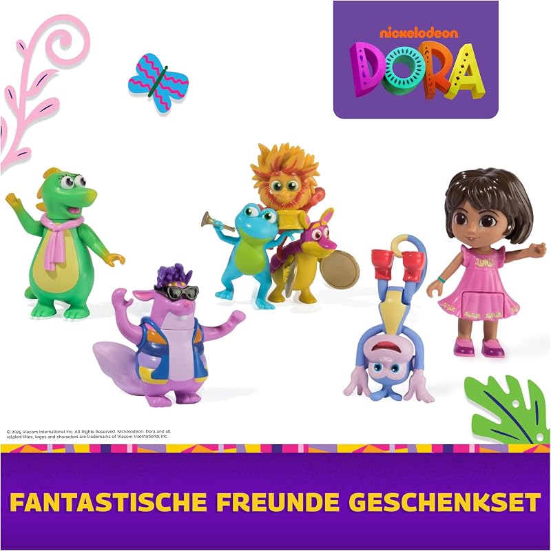 Fantastische Freunde Geschenkset - Set mit Vier Figuren ca. 9 cm und kleinem Musikband-Trio zur beliebten TV-Serie für Vorschulkinder, für fantasievolles Spielen für Kinder ab 3 Jahren
