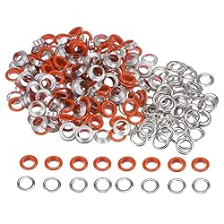 HARFINGTON 200 Set Color Round Grommets 10mm