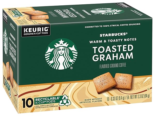 STARBUCKS TOASTED GRAHAM FLAVORED MEDIUM ROAST K-CUP