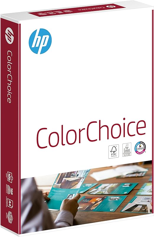 HP Color Laser Paper Plain paper A4 100 g/m2 500 sheets White Amazon.co.uk Office