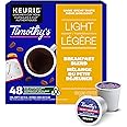 Timothy's Certified Breakfast Blend K-Cup Pods for Keurig Coffee Makers, Box of 48