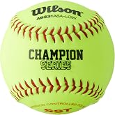WILSON ASA Synthetic Leather Polycore Softballs 1 Dozen