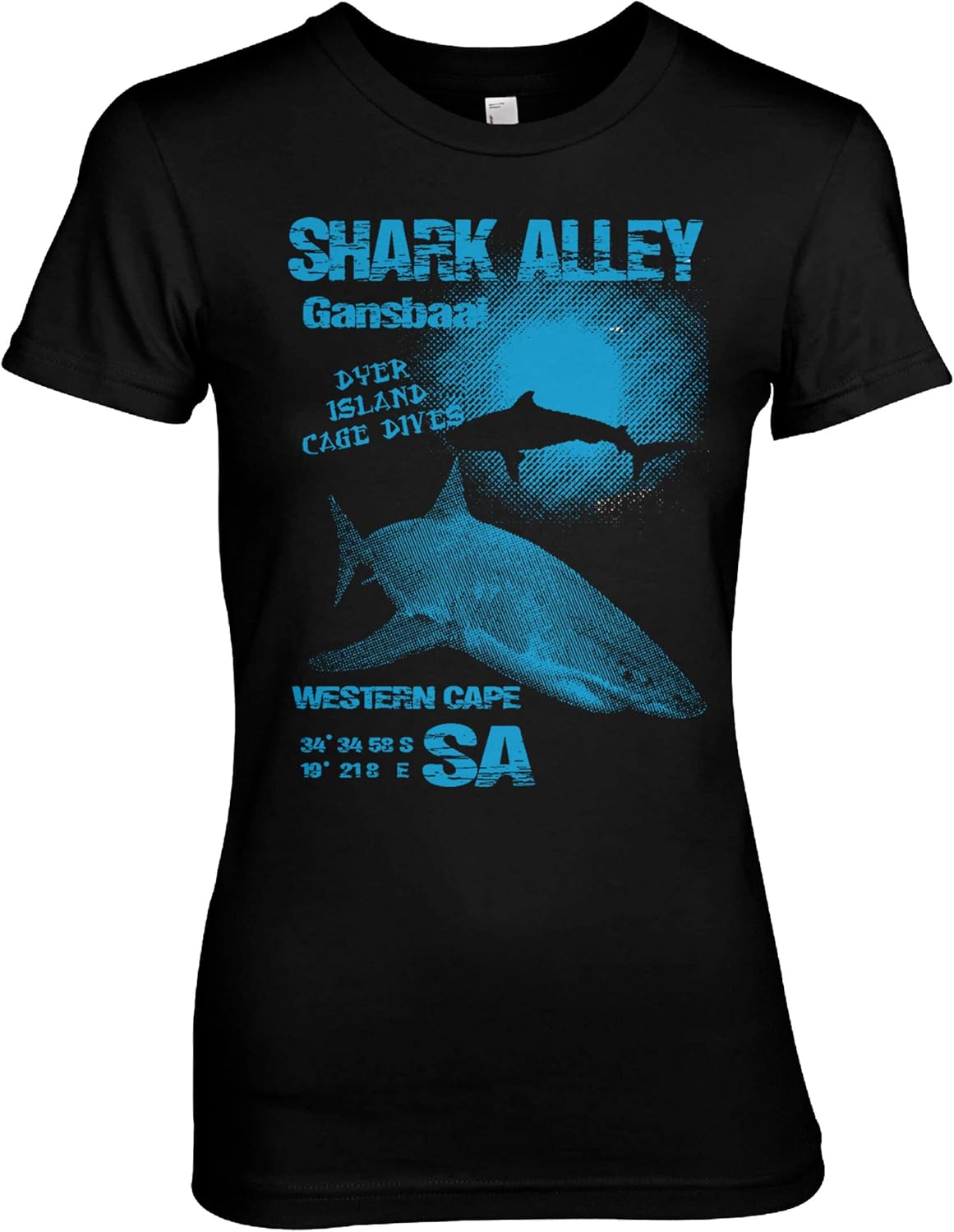 GANSBAAI Dyer Island Great White Shark cage Diving Womens T-Shirt