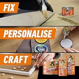 Gorilla Contact Adhesive 75g 2 Pack - Repositionable, Clear, Waterproof view 3