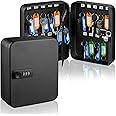 AdirOffice Steel Combination Lock Keys Cabinet Security Storage Box Organizer Holder Locked Key Box Wall Mount 30 Slots