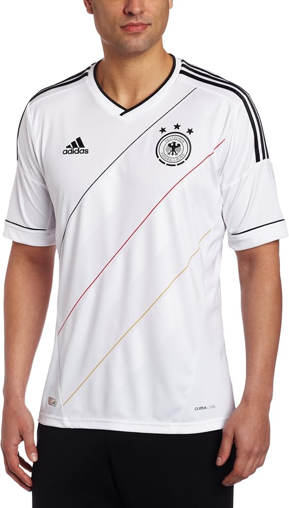 Germany Home Authentic Soccer Jersey, Small Sports Fan