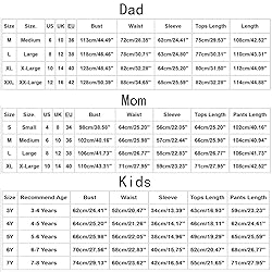 luwita Family Pajamas Matching Sets Christmas