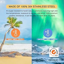 OFFO Bird Spikes with Stainless Steel Base, Durable