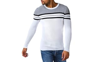 Rundhals Feinstrick Strickpullover by Leif Nelson