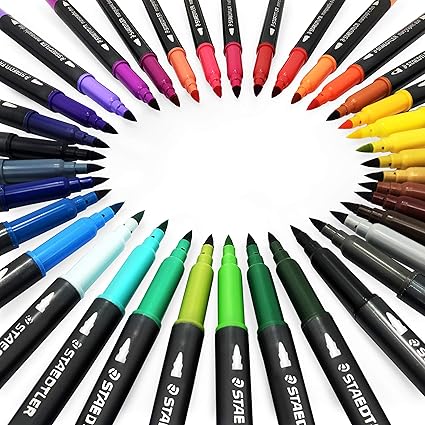 staedtler watercolor brush pens